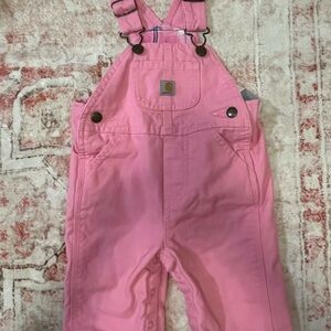 Carhartt Kids Bright Pink Overalls